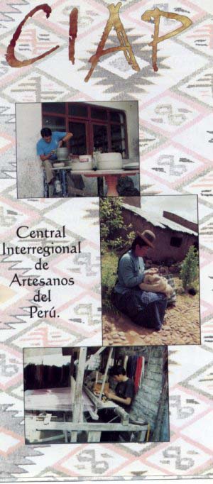dépliant de la Ciap au pérou